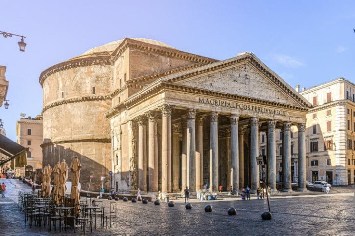 Agrippa Inscription On The Pantheon