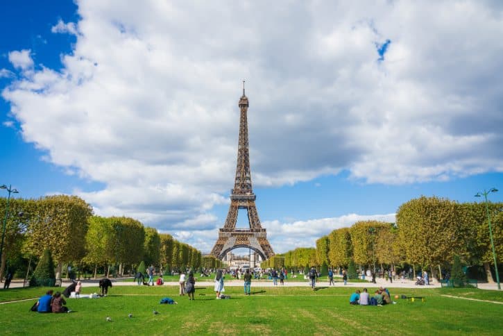 Champ de Mars & Eiffel Tower