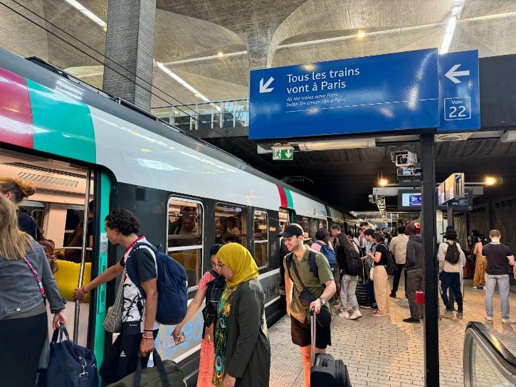 RER Train Charles de Gaulle