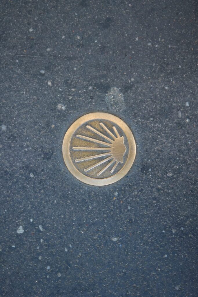 Scallop Shell in the Street of Paris