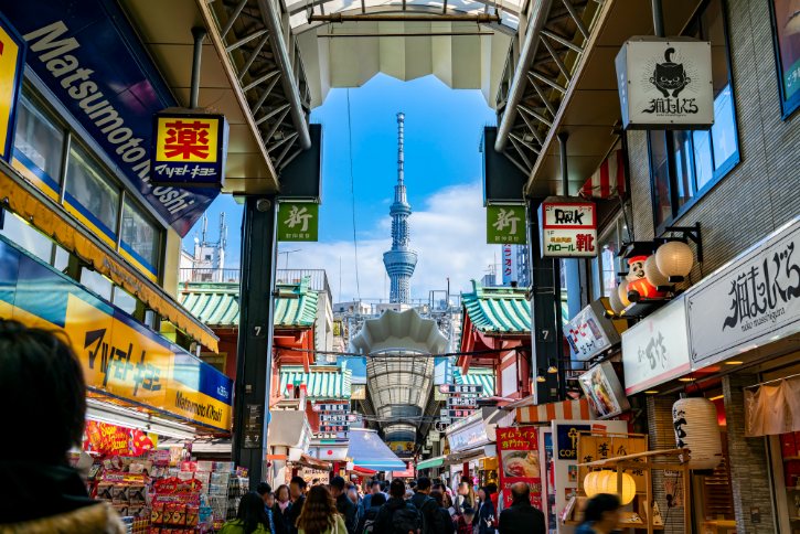 Shin-Nakamise Shopping Street