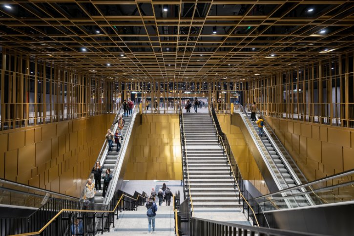 Rome Colosseo Metro Station Interior