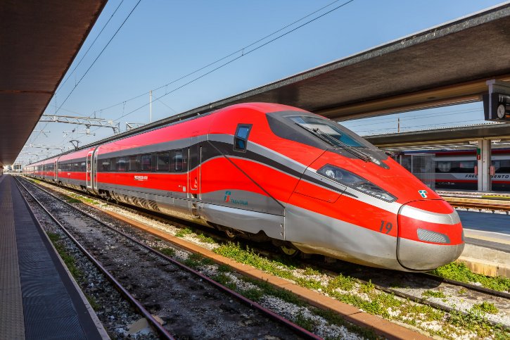 Trenitalia Frecciarossa Train At Station
