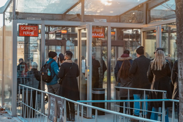 Entrance to the Eiffel Tower