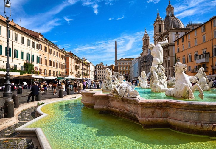 Piazza Navona to the Spanish Steps