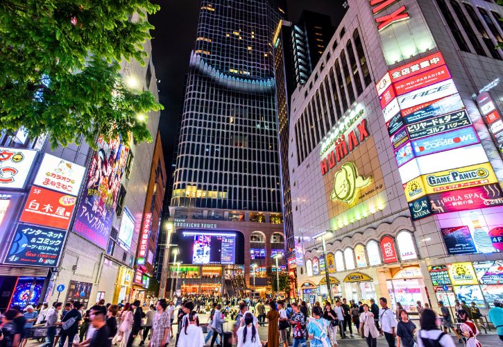 Walking Route in Shinjuku